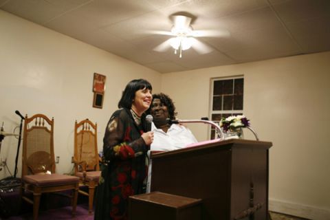 Eve Ensler and Patricia Henry