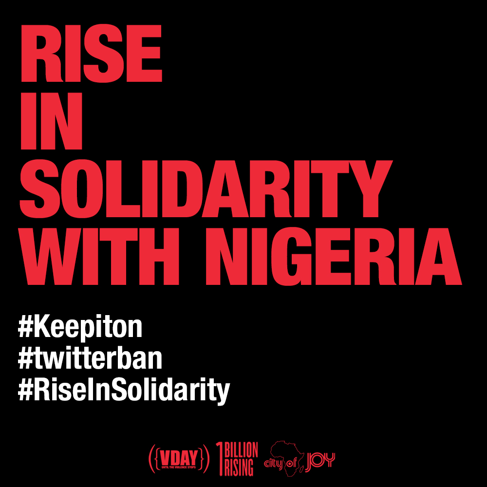 Rise in solidarity with Nigeria