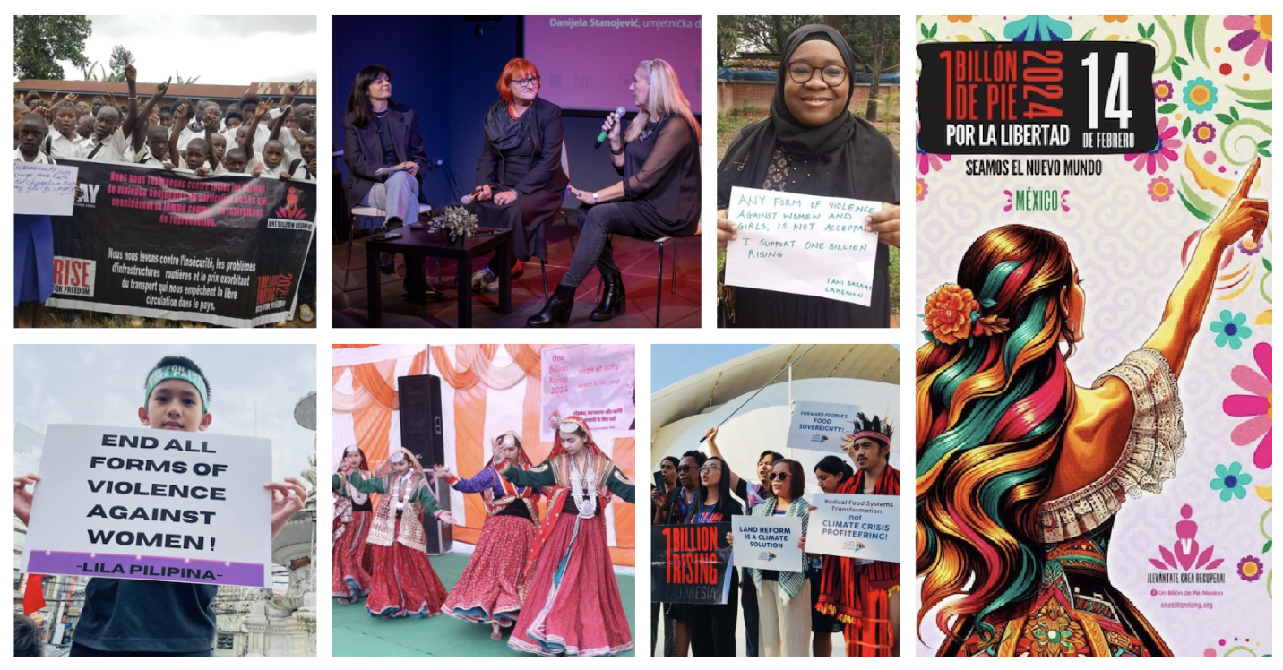 Pictures of One Billion Rising events image set 2